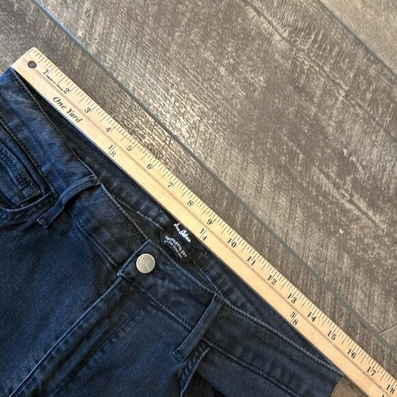 Sam Edelman Women's The Stiletto High Rise Skinny Crop Jean Black Wash Size 32 - Picture 6 of 9
